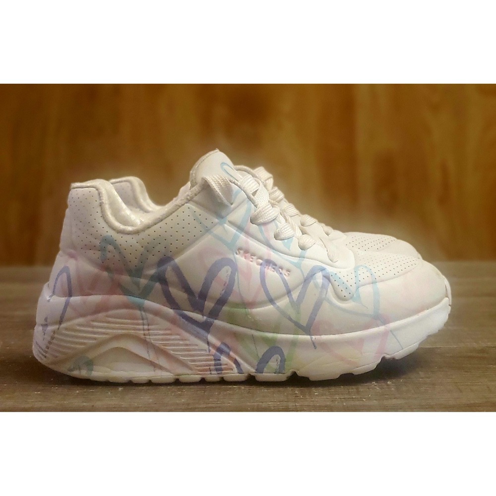 Skechers Uno Lite Sneakers Youth Size 12 White